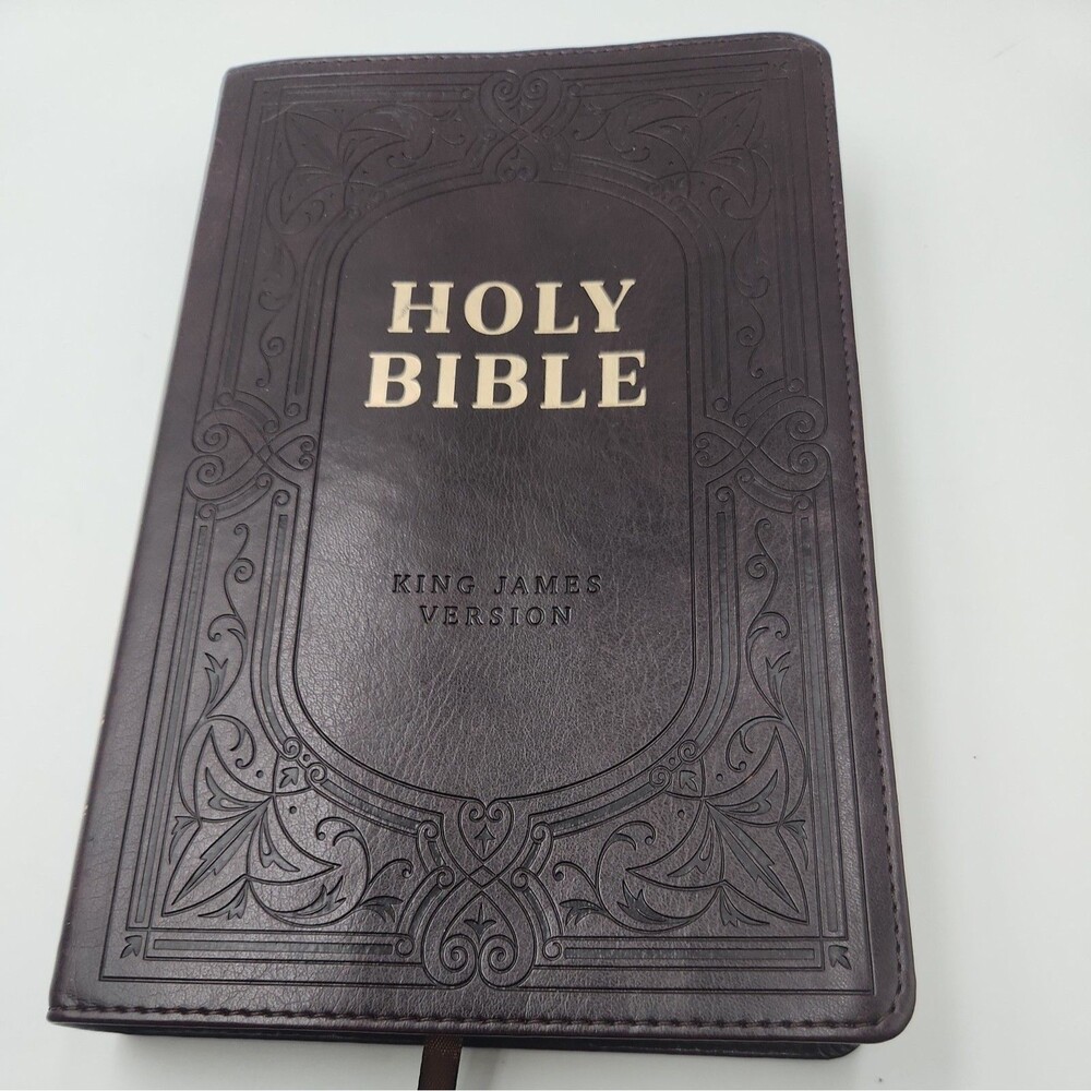 Holy Bible King James Version Christian Art Publishers Tabbed Brown Thumb Index
